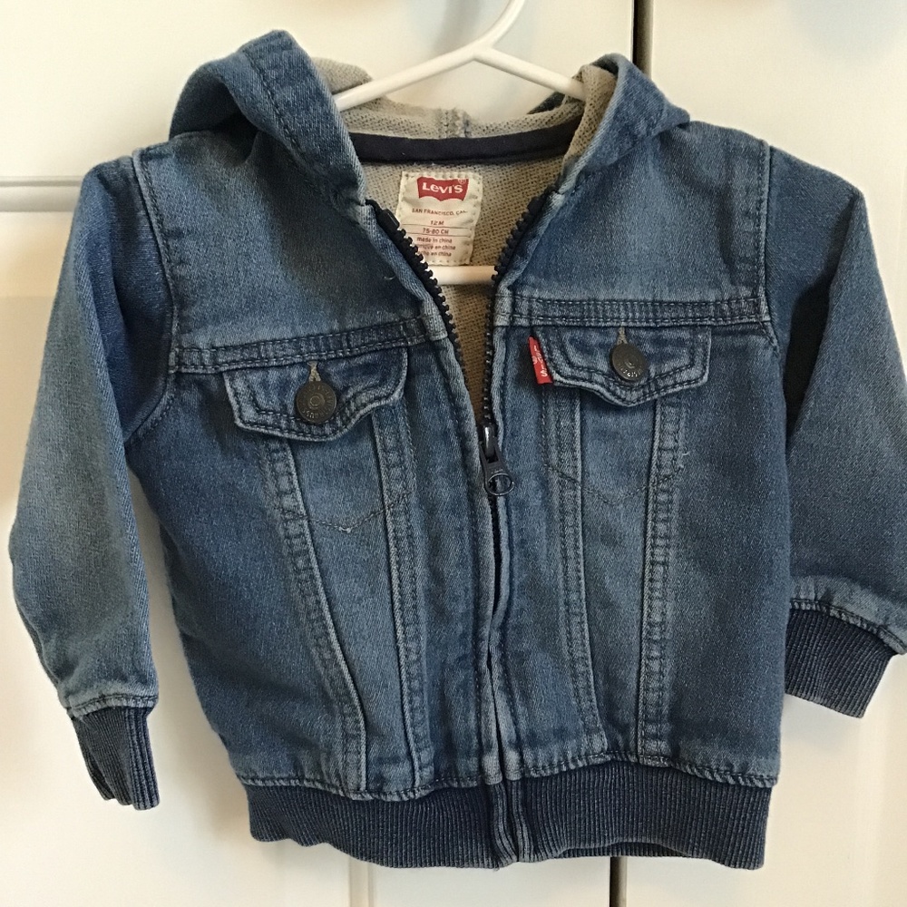 Levi’s denim hoodie 12m